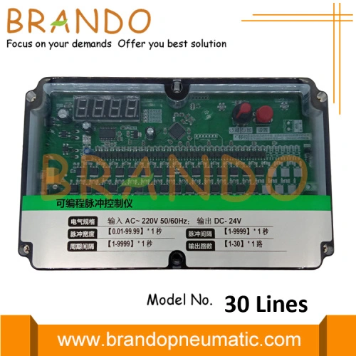 30 Lines Bag Filter Pulse Valve Sequence Controller China Manufacturers